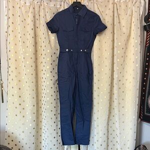 Navy Blue Women's Jumpsuit